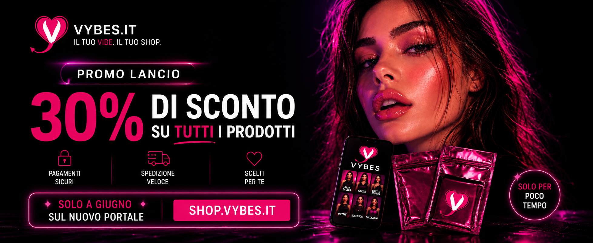 30% di sconto su tutti i prodotti